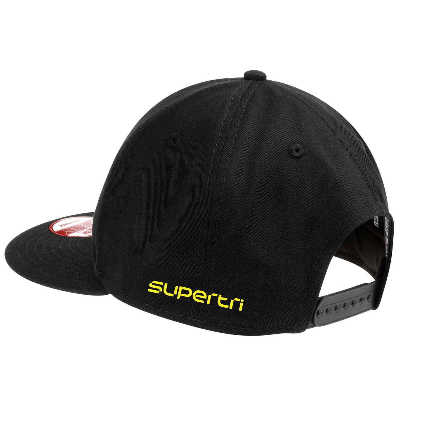 Supertri Cap -Black- New Era Flat Bill