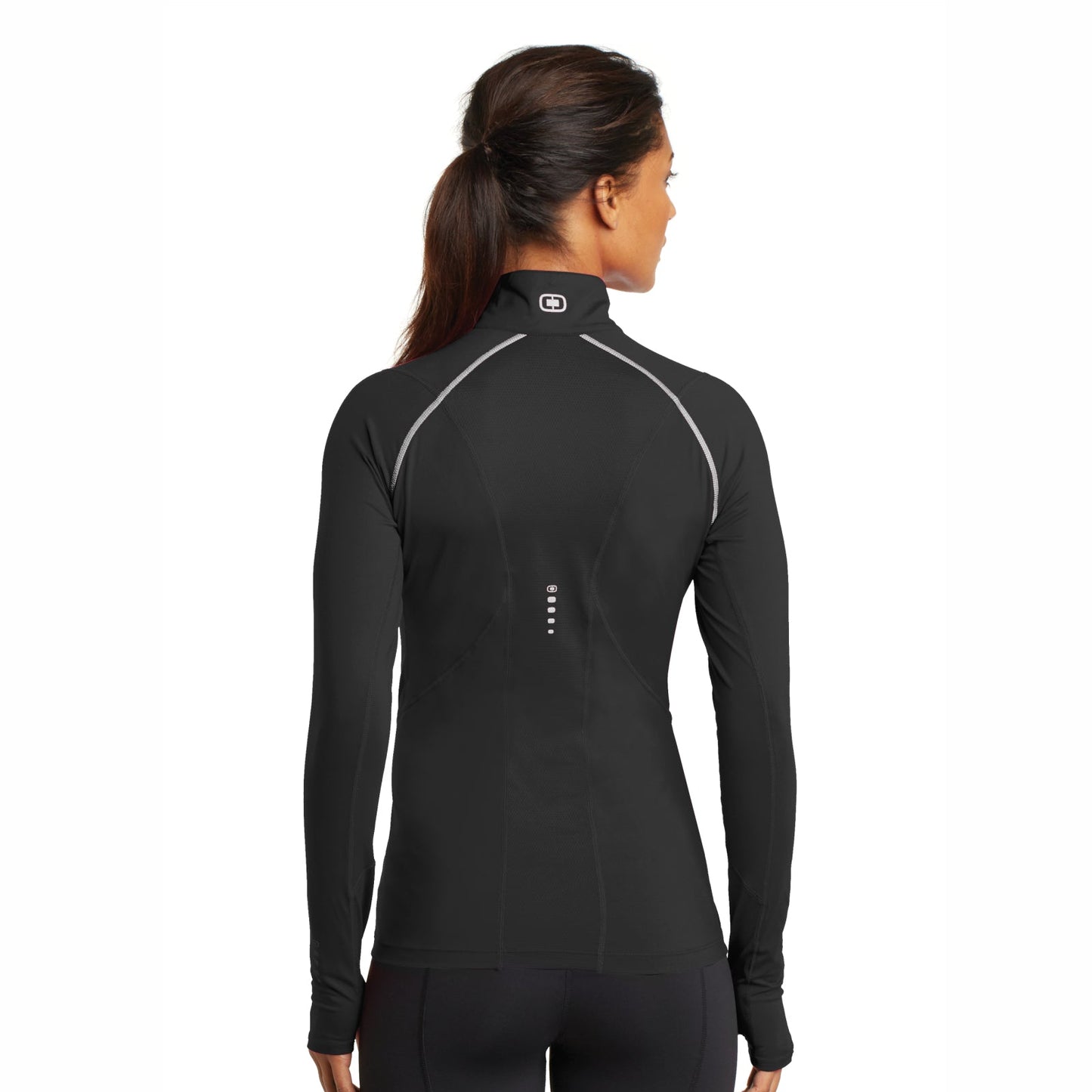 CHI TRI Women's OGIO 1/4 Zip -Blacktop- Embroidery