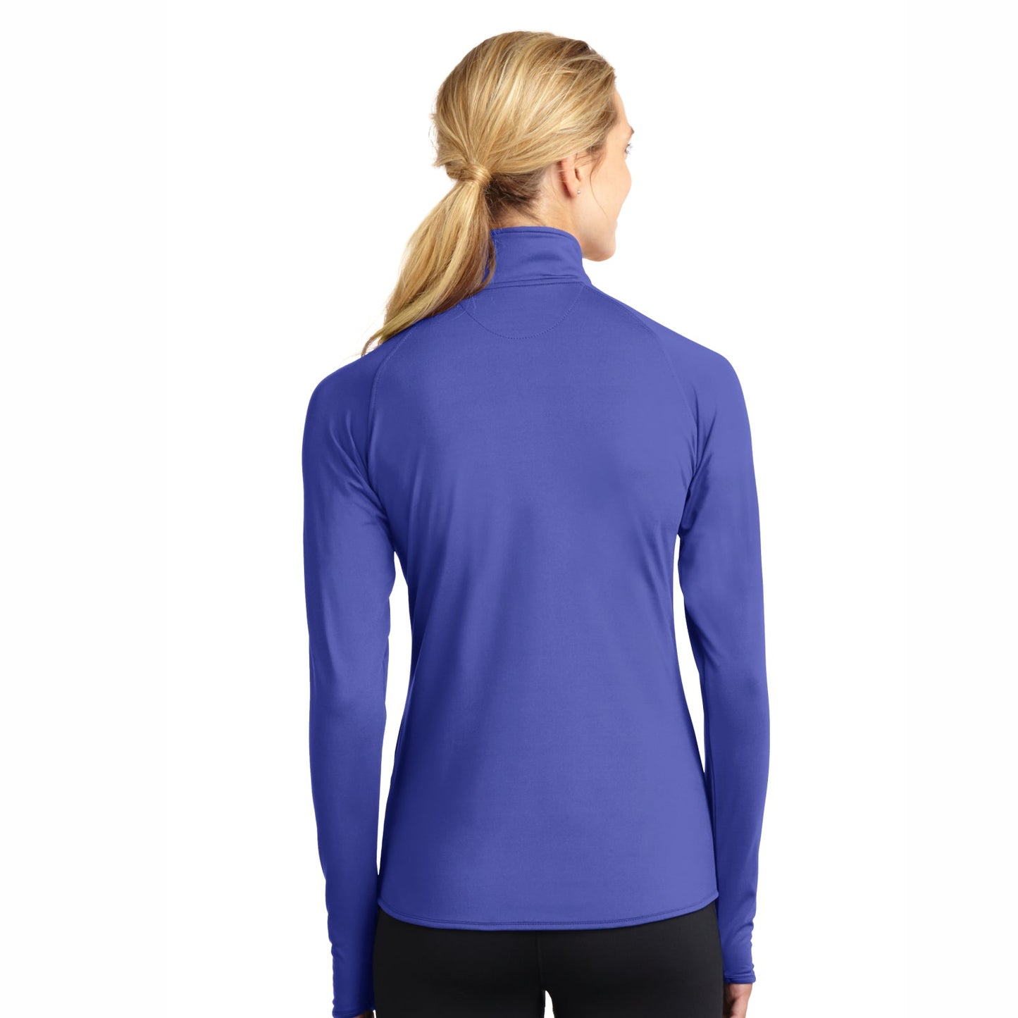 CHI TRI Women's Tech 1/4 Zip -Iris- Embroidery
