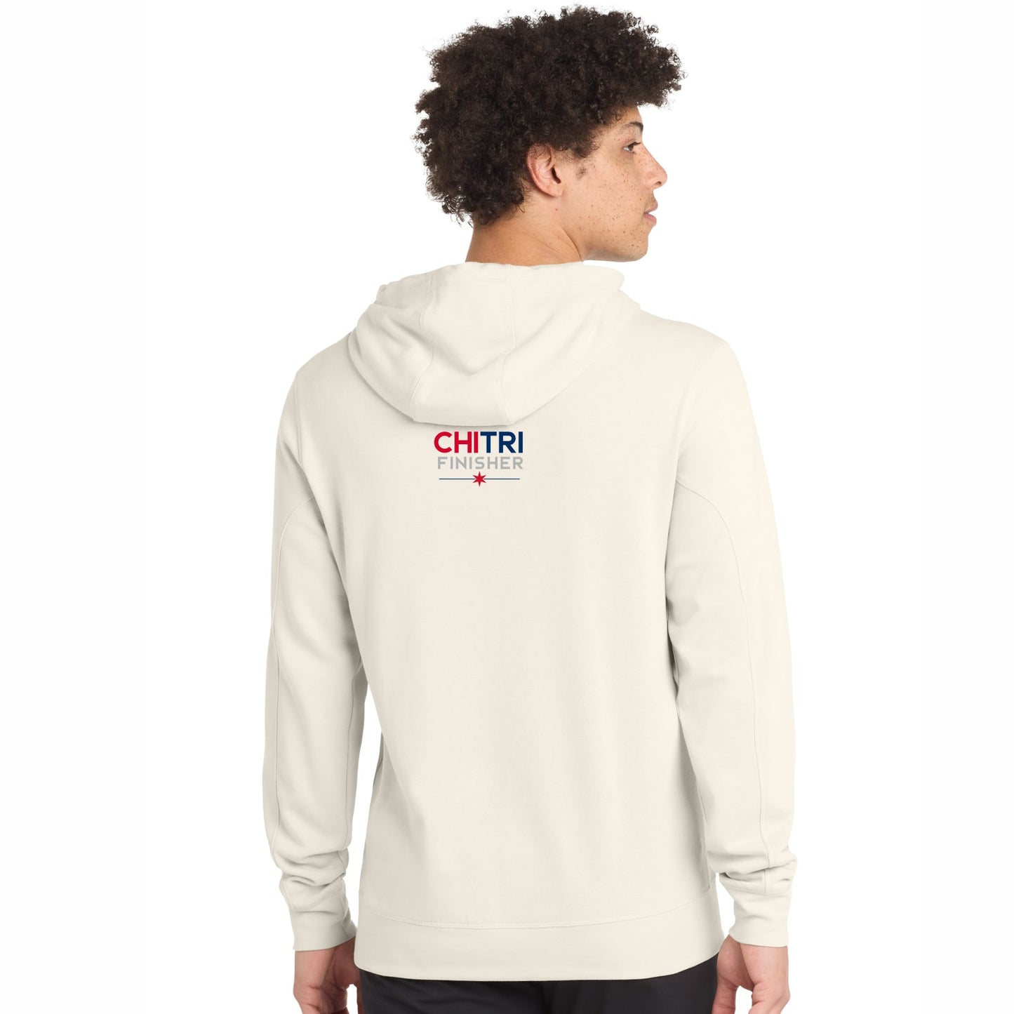 CHI TRI Men's New Era Hoody -Soft Beige- 2025 Finisher