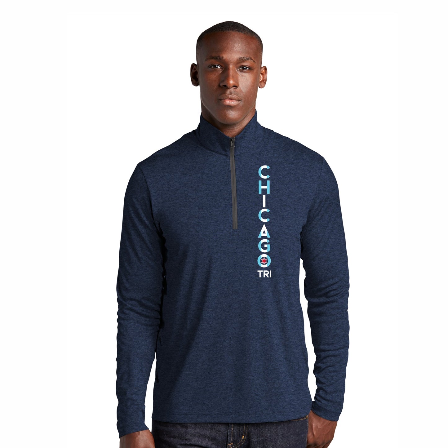 CHI TRI Men's Tech 1/4 Zip -Dark Royal- LCP