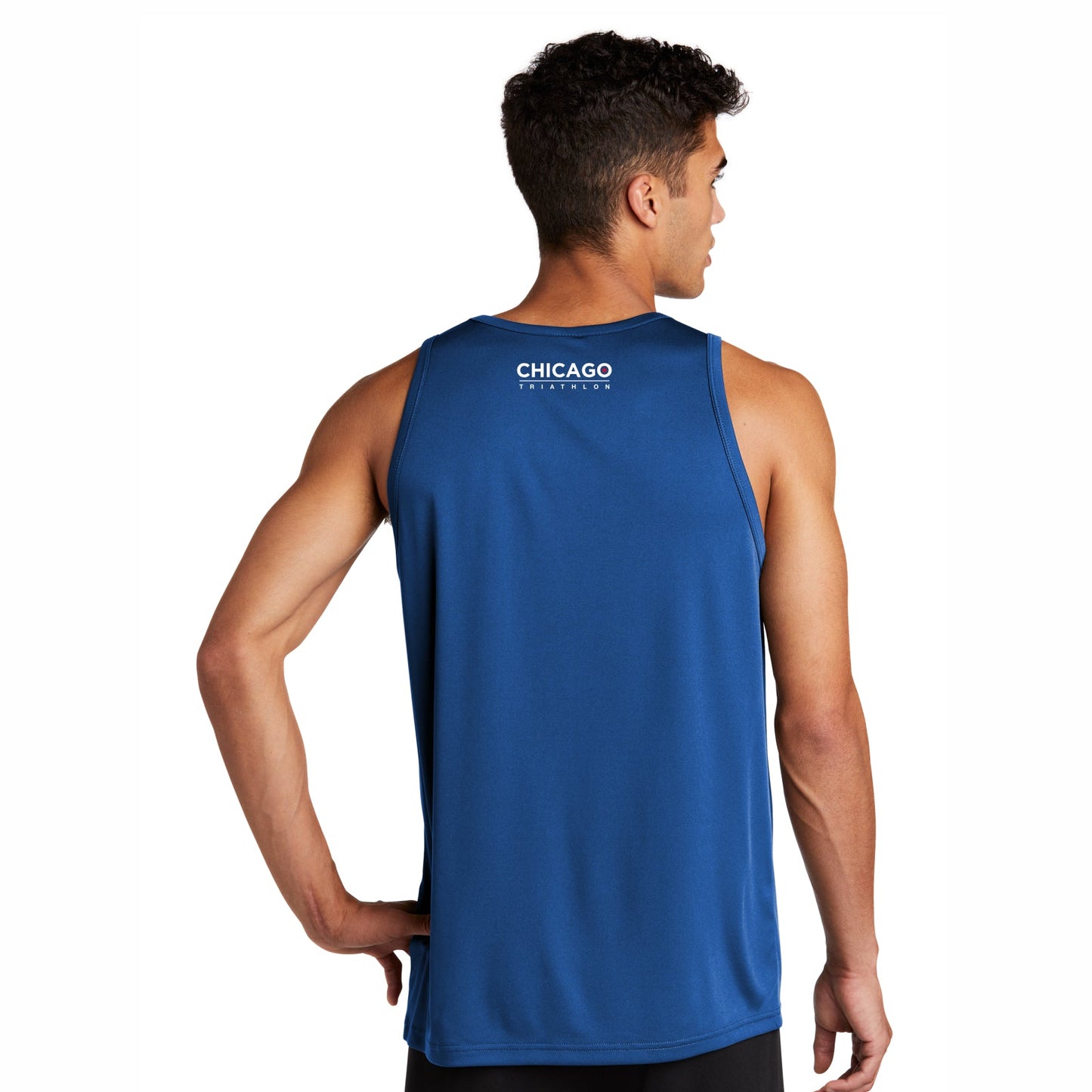 CHI TRI Men's Tech Tank -Royal- LCP