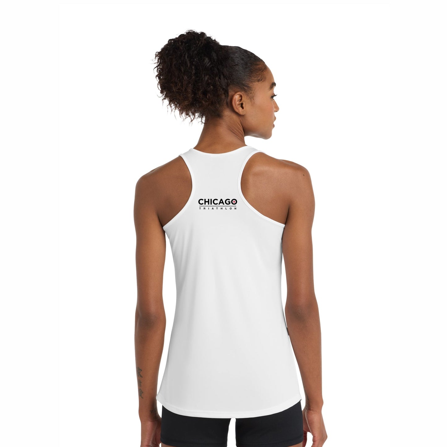 CHI TRI Women's Tech Racerback Singlet -White- LCP