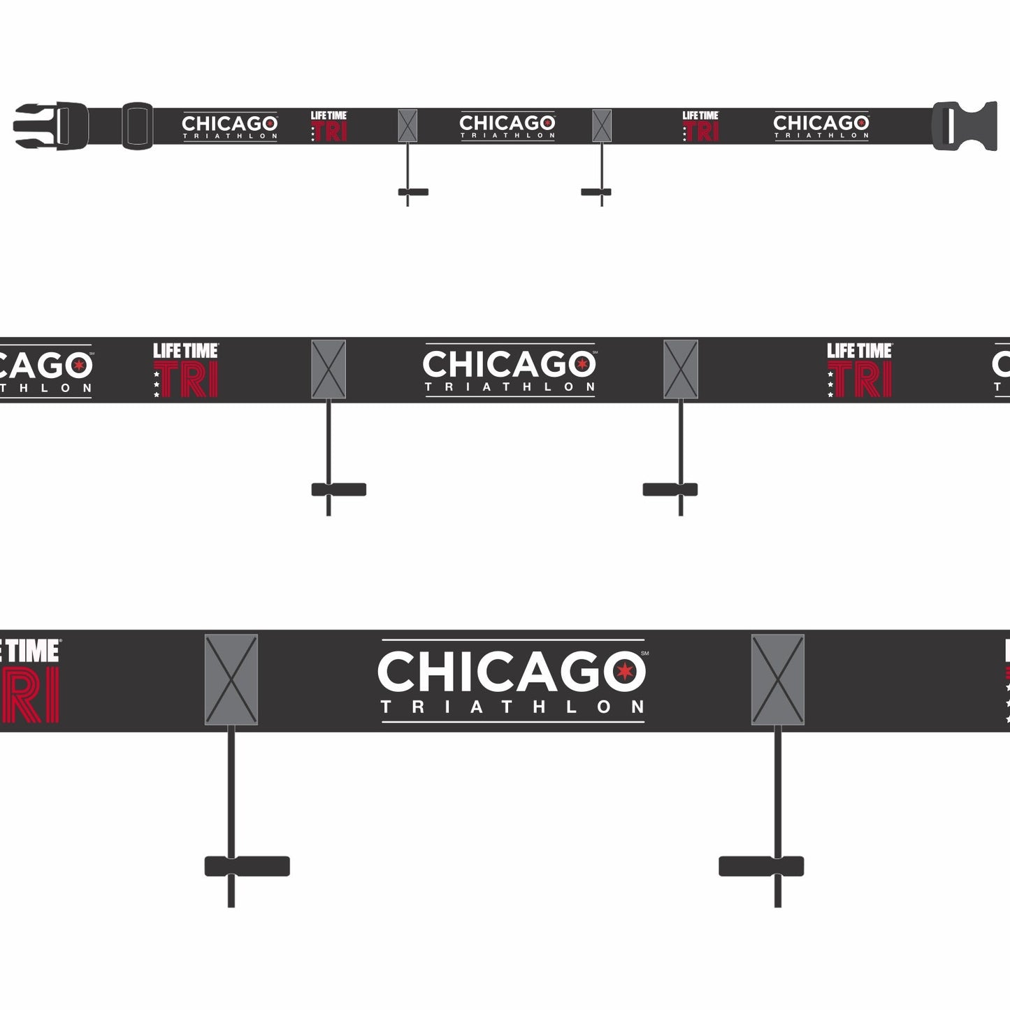 CHI TRI Race Belt - Black