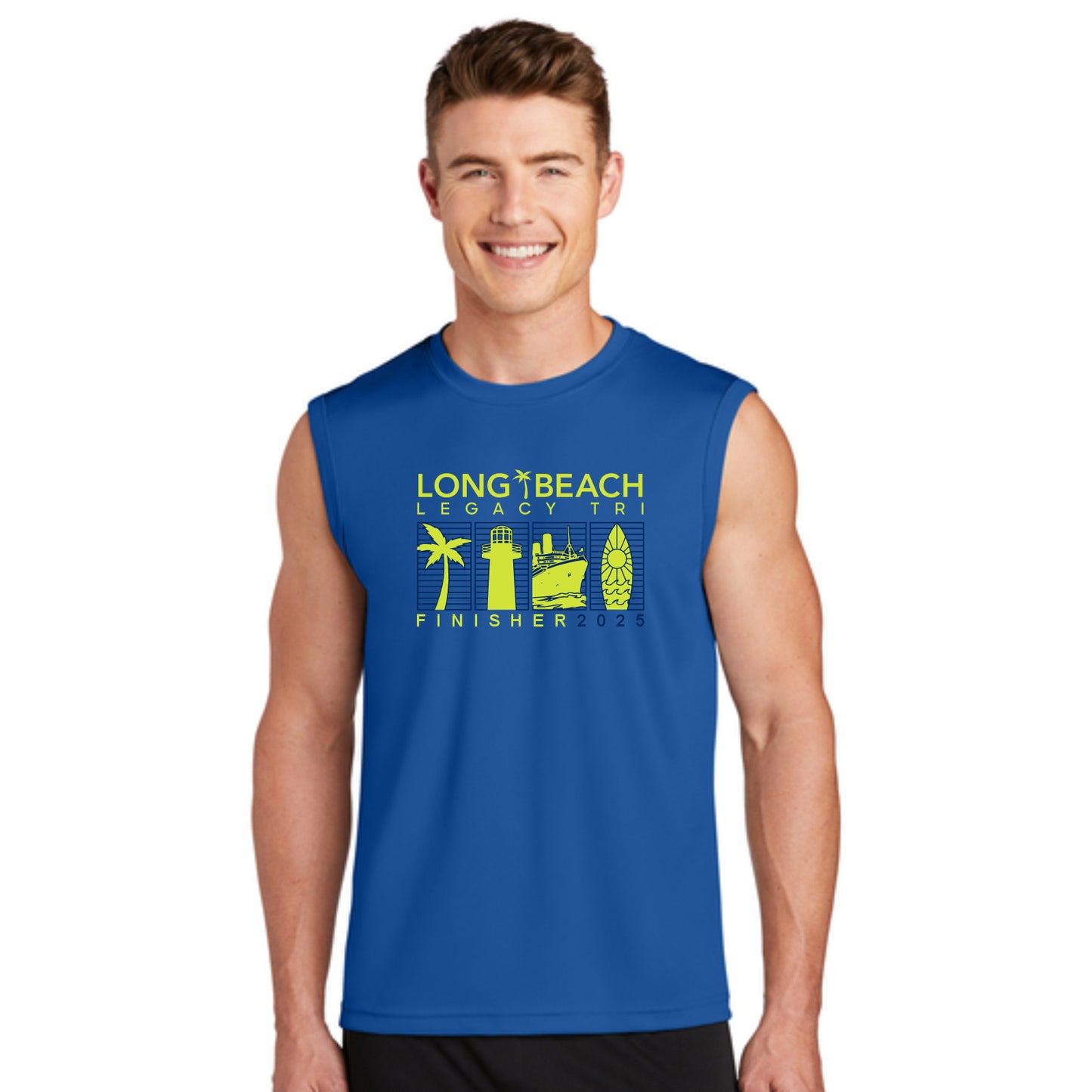LBLT Men's Muscle Tech Tank -Royal- 2025 Names