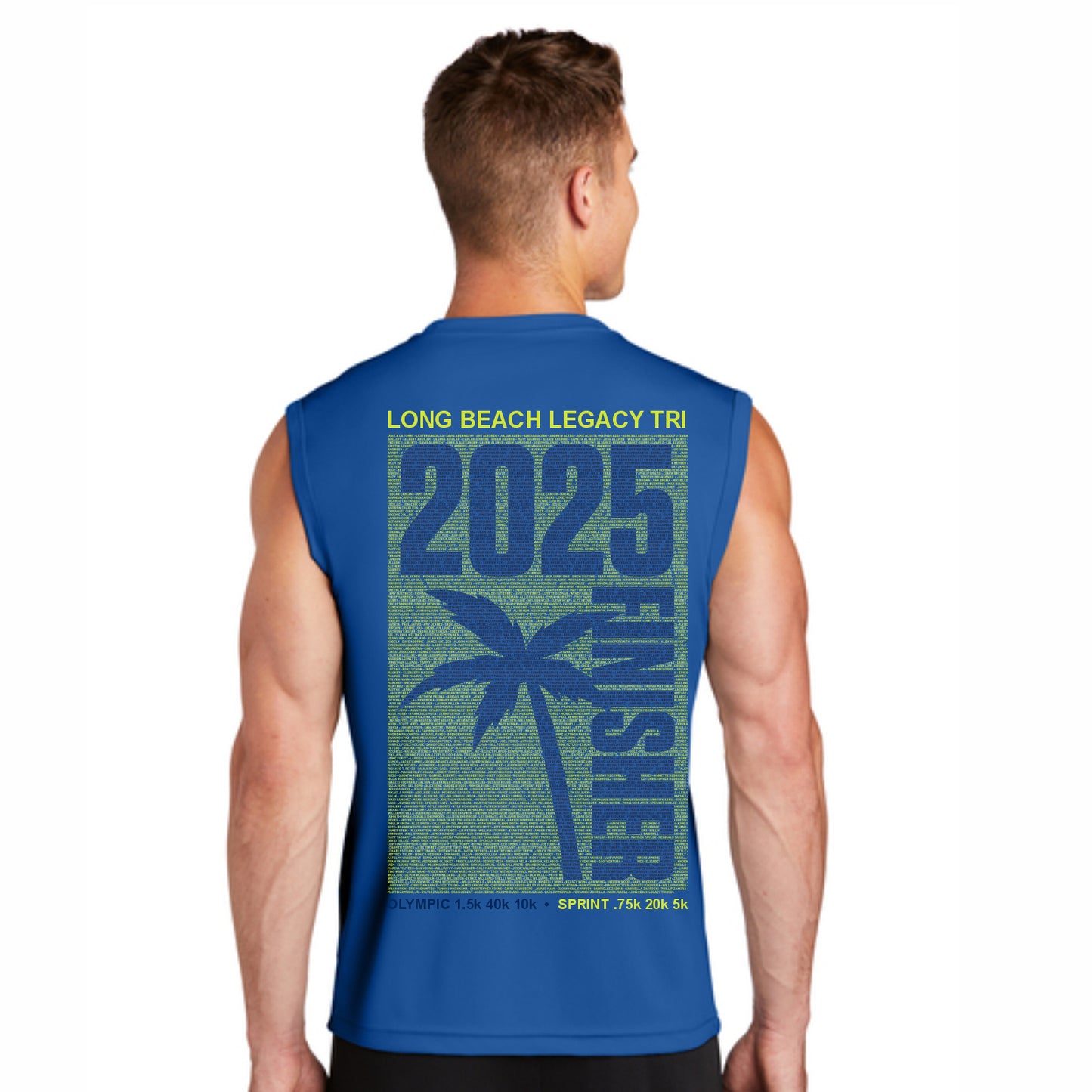 LBLT Men's Muscle Tech Tank -Royal- 2025 Names