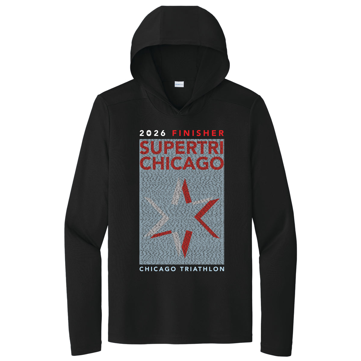 CHI TRI Adult UPF44 Sun Hoody -Black- 2026 Names