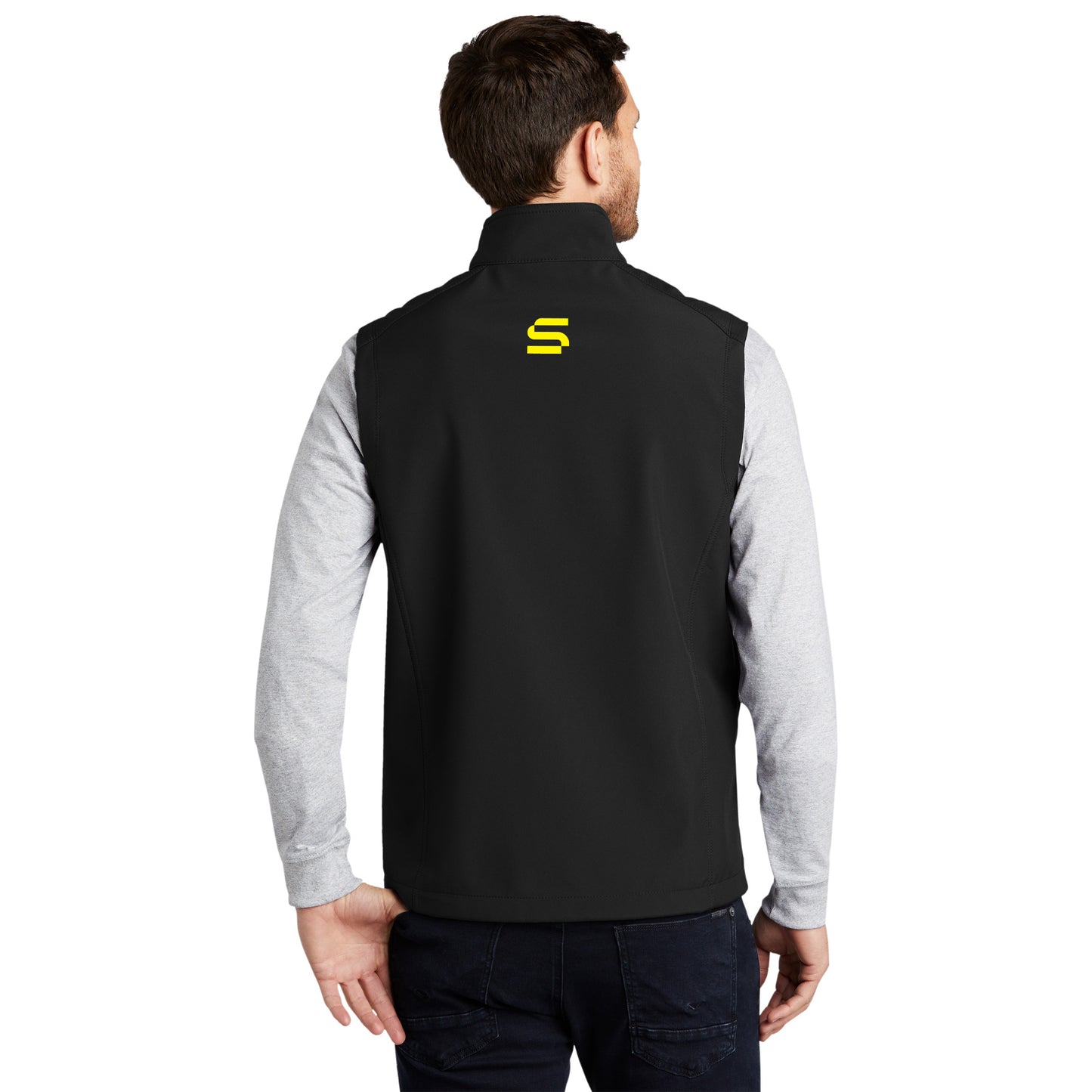 SUPERTRI LOGO CORE SOFT SHELL VEST - EMBROIDERED