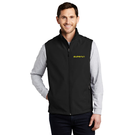 SUPERTRI LOGO CORE SOFT SHELL VEST - EMBROIDERED