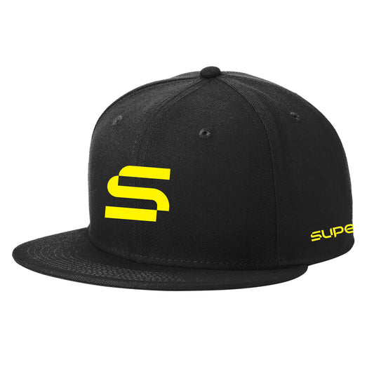 Supertri Cap -Black- New Era Flat Bill