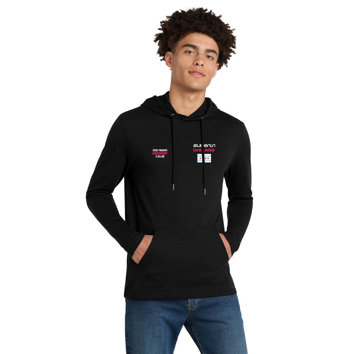 CT FINISHER FEATHERWEIGHT FRENCH TERRY HOODIE - CUSTOM EMBROIDERED WITH YOUR TIME