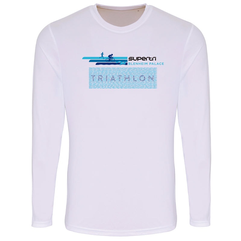 BP Men's Tech Long Sleeve T-Shirt -White- 2026 Names