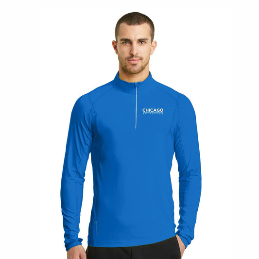 CHI TRI Men's OGIO 1/4 Zip -Electric Blue- Embroidery