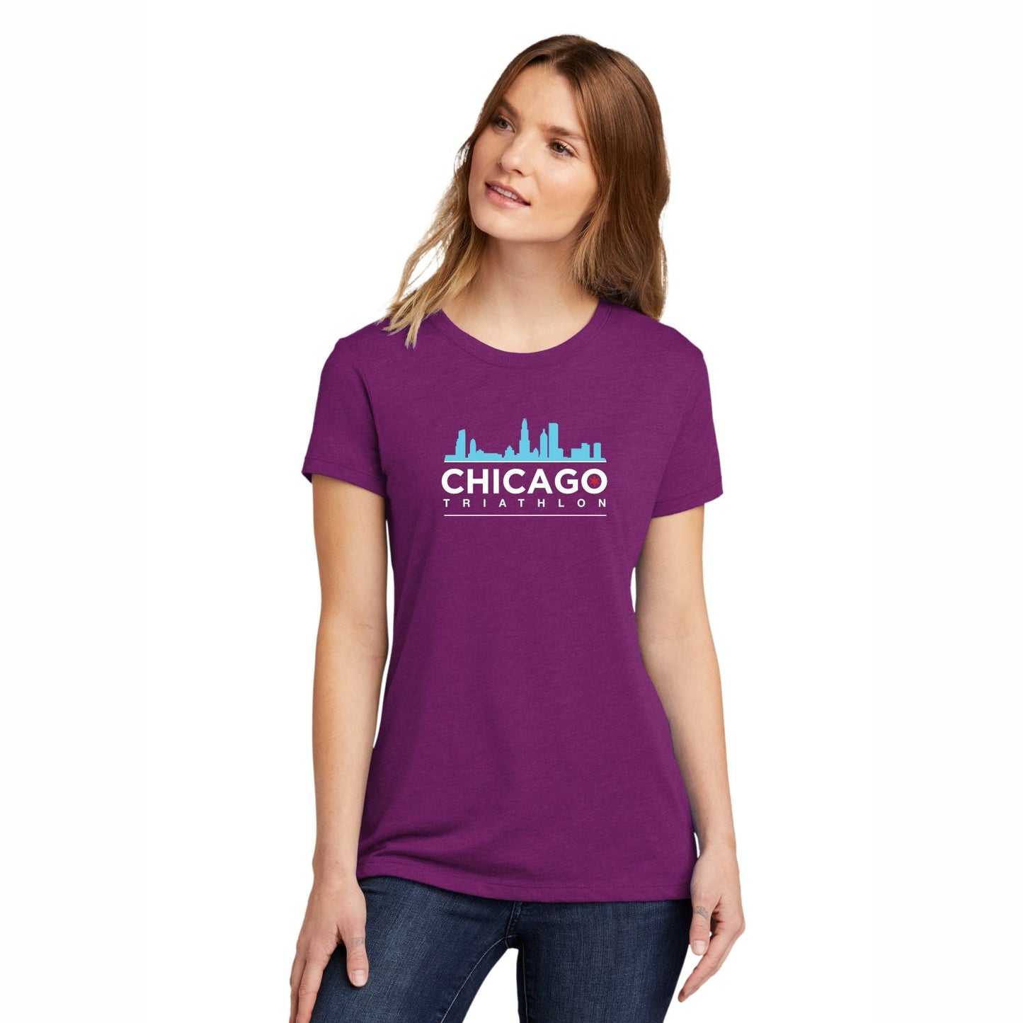 CHI TRI Women's Fashion Tee -Lush- 2023 Course