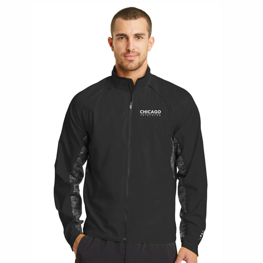 CHI TRI Men's Zip OGIO Shell -Blacktop- Embroidery