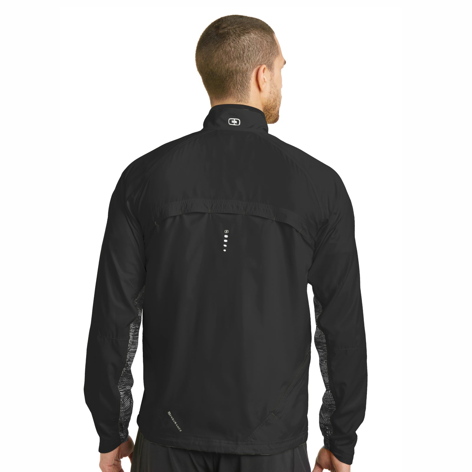 CHI TRI Men's Zip OGIO Shell -Blacktop- Embroidery