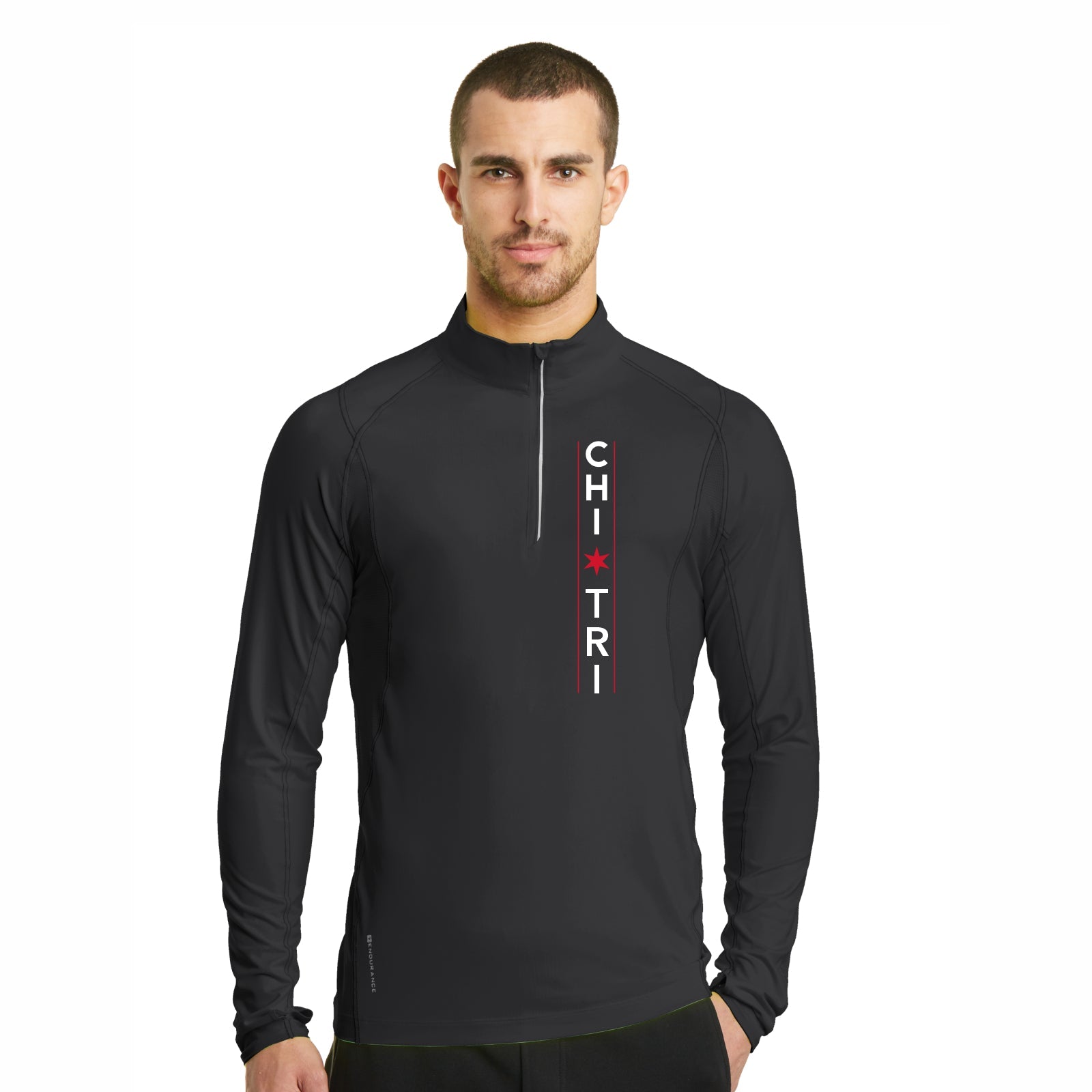 CHI TRI Men's OGIO 1/4 Zip -Blacktop- LCP