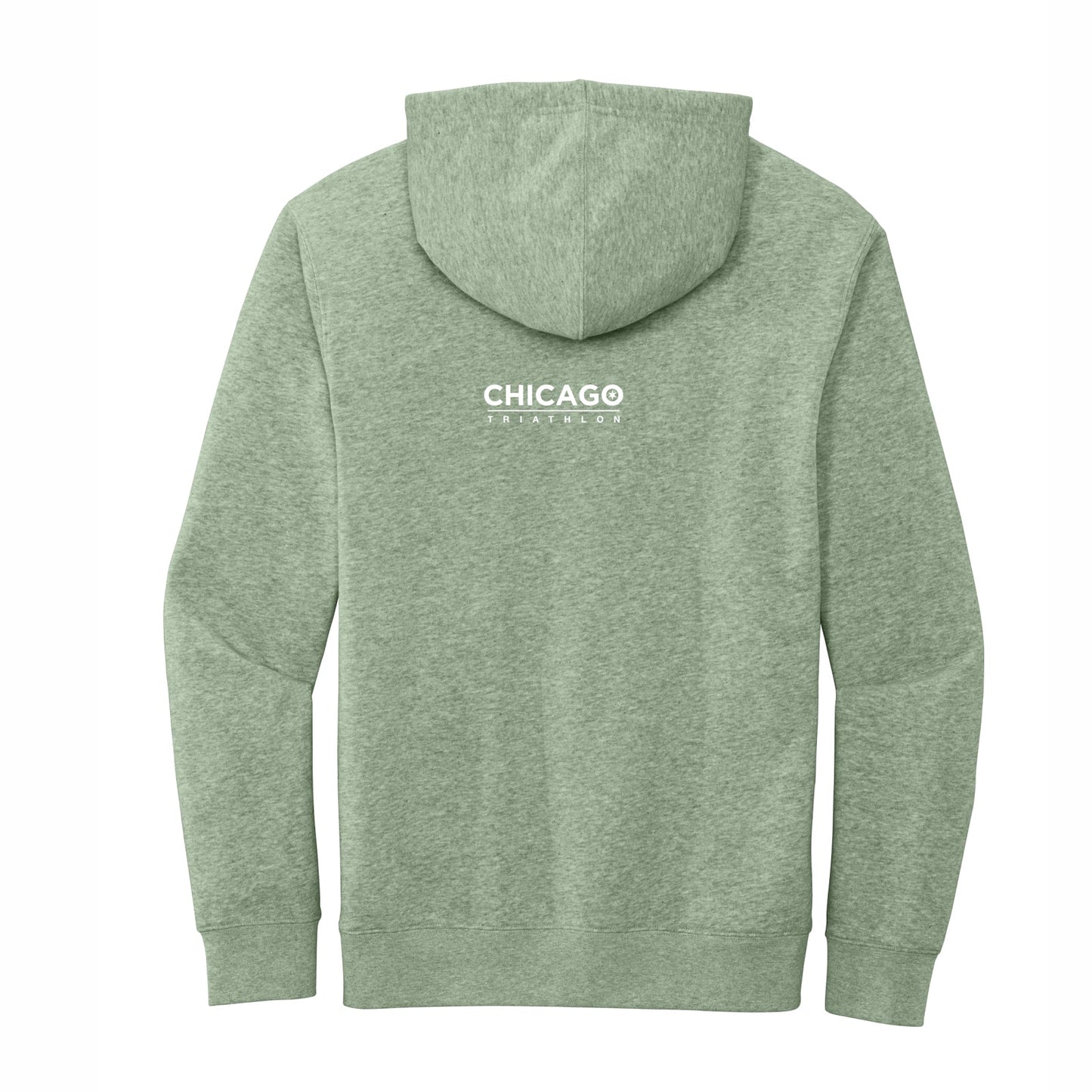 CHI TRI Unisex Fleece Hoody -Heather Green- Repeat