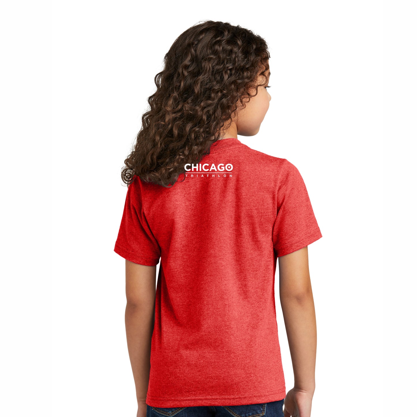 CHI TRI Youth Triblend Tee -Red- Repeat