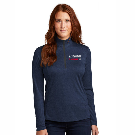 CHI TRI Women's Tech 1/4 Zip -Dark Royal- 2025 Finisher
