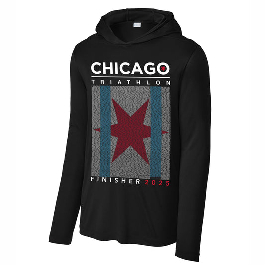 CHI TRI Adult UPF44 Sun Hoody -Black- 2025 Names