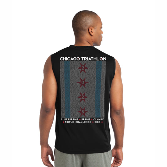 CHI TRI Men's Muscle Tech Tank -Black- 2025 Names