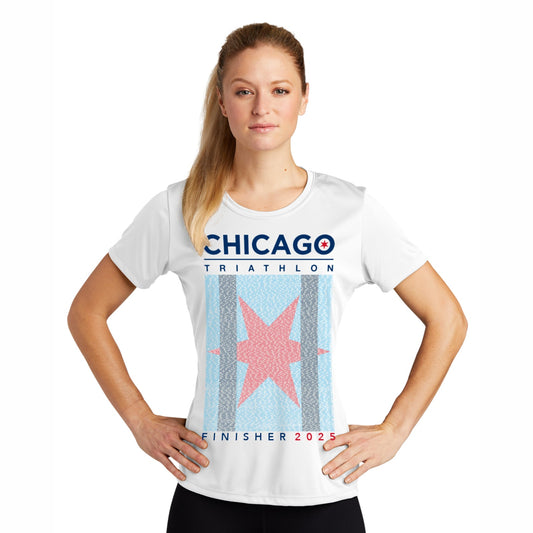 CHI TRI Women's Tech UPF44 Tee -White- 2025 Names