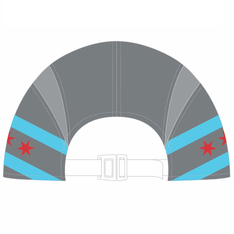 CHI TRI Cap -Grey Tech Gusset- Flag