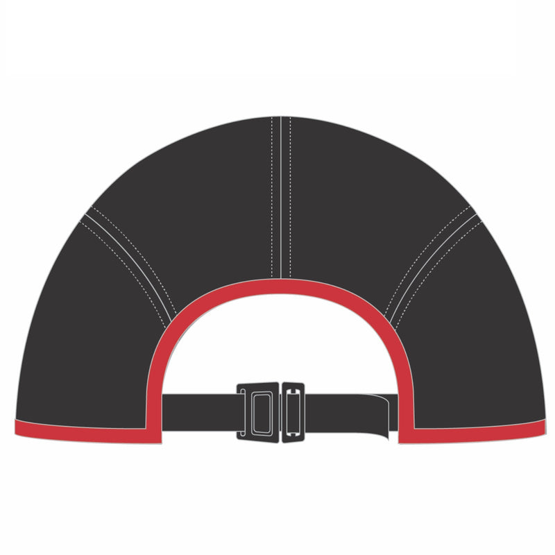 CHI TRI Cap -Black/Red Trim Tech Run- Skyline