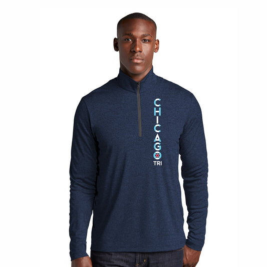 CHI TRI Men's Tech 1/4 Zip -Dark Royal- LCP