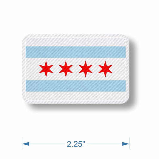 CHI TRI Patch -Iron-On Flag