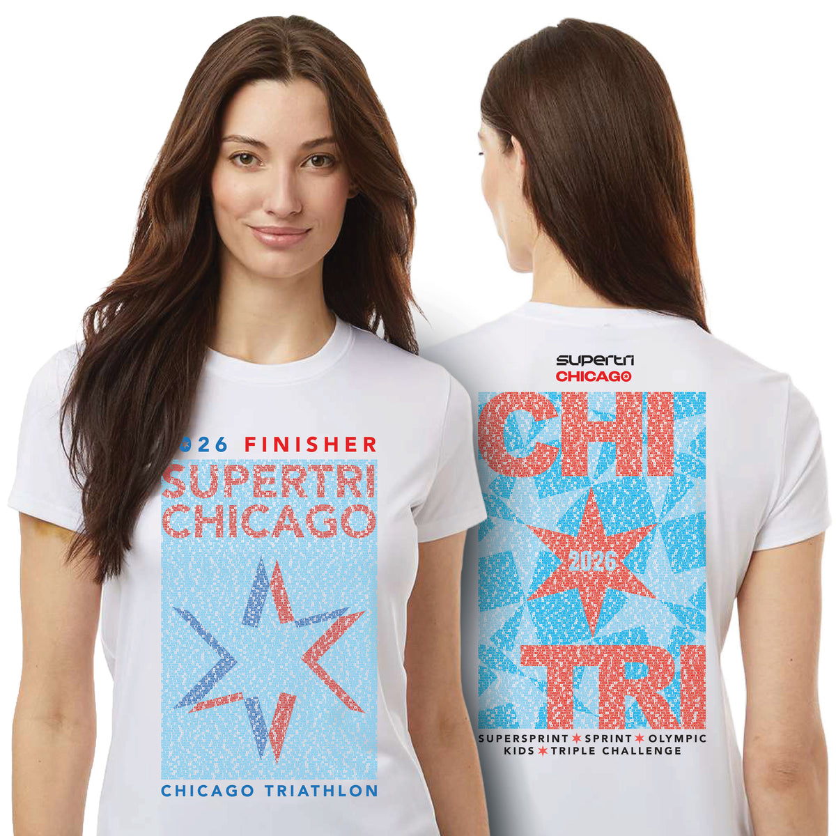 CT Women's Tech Tee -White- 2026 Finisher