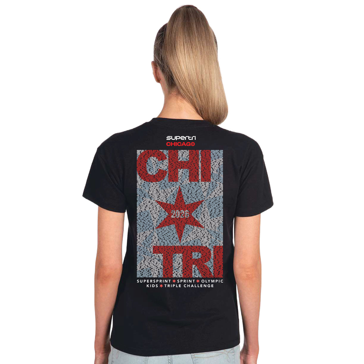 CT Women's Fashion Relaxed Tee -Black- 2026 Finisher
