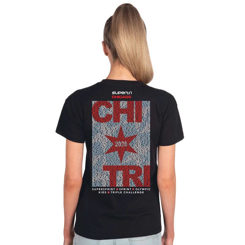 CT Women's Fashion Relaxed Tee -Black- 2026 Finisher