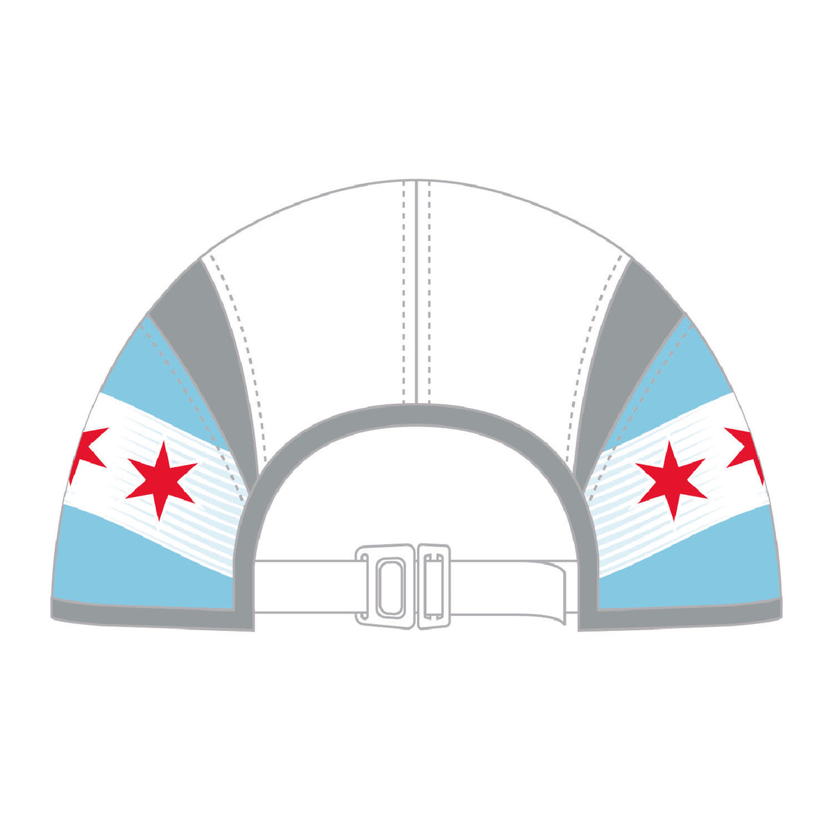 CT Cap -White Tech- Flag