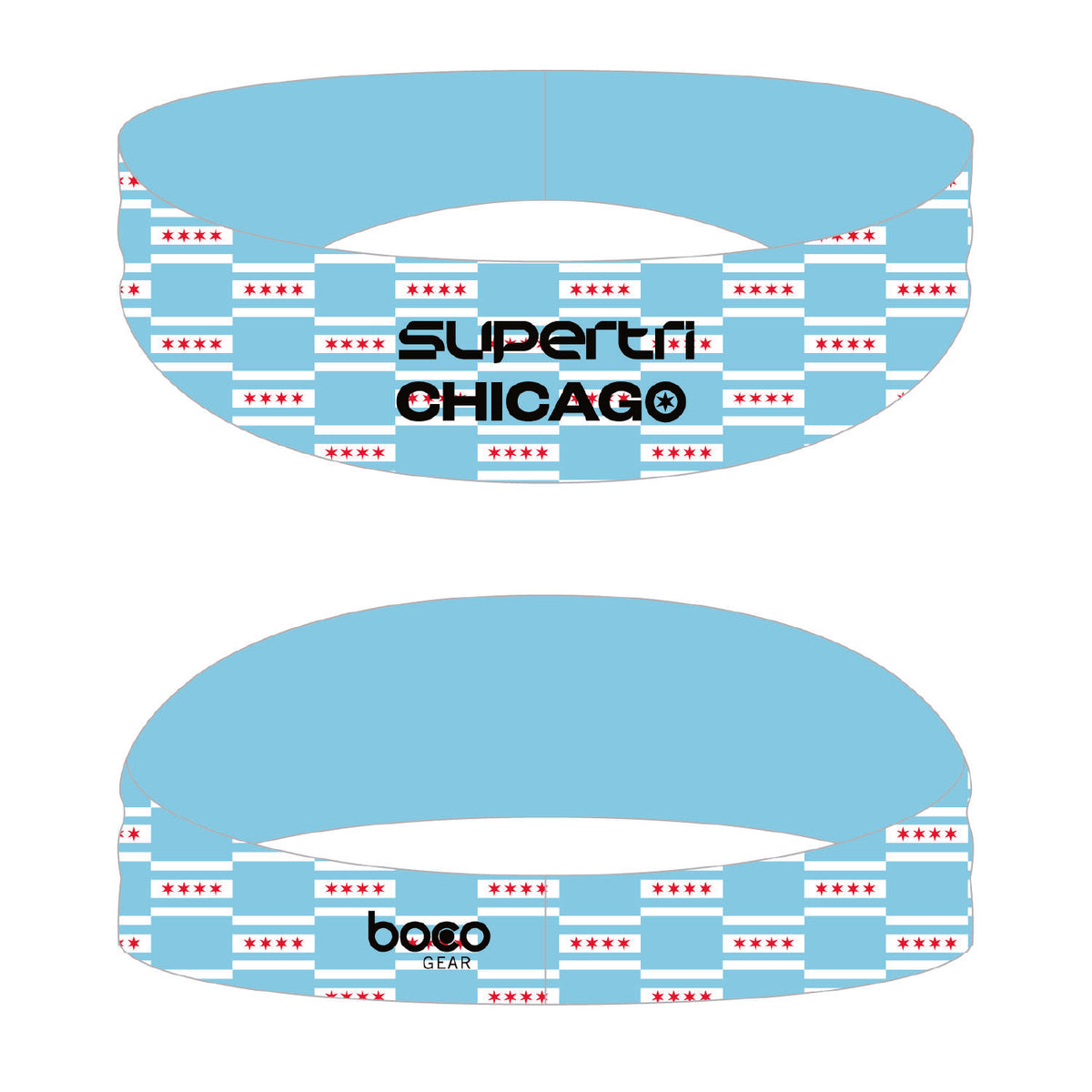CT Headband -Blue- Logo