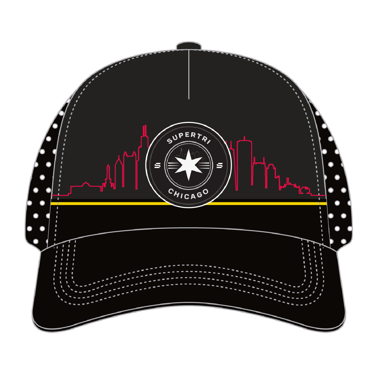 CT Trucker -Black Laser-Cut Tech- City