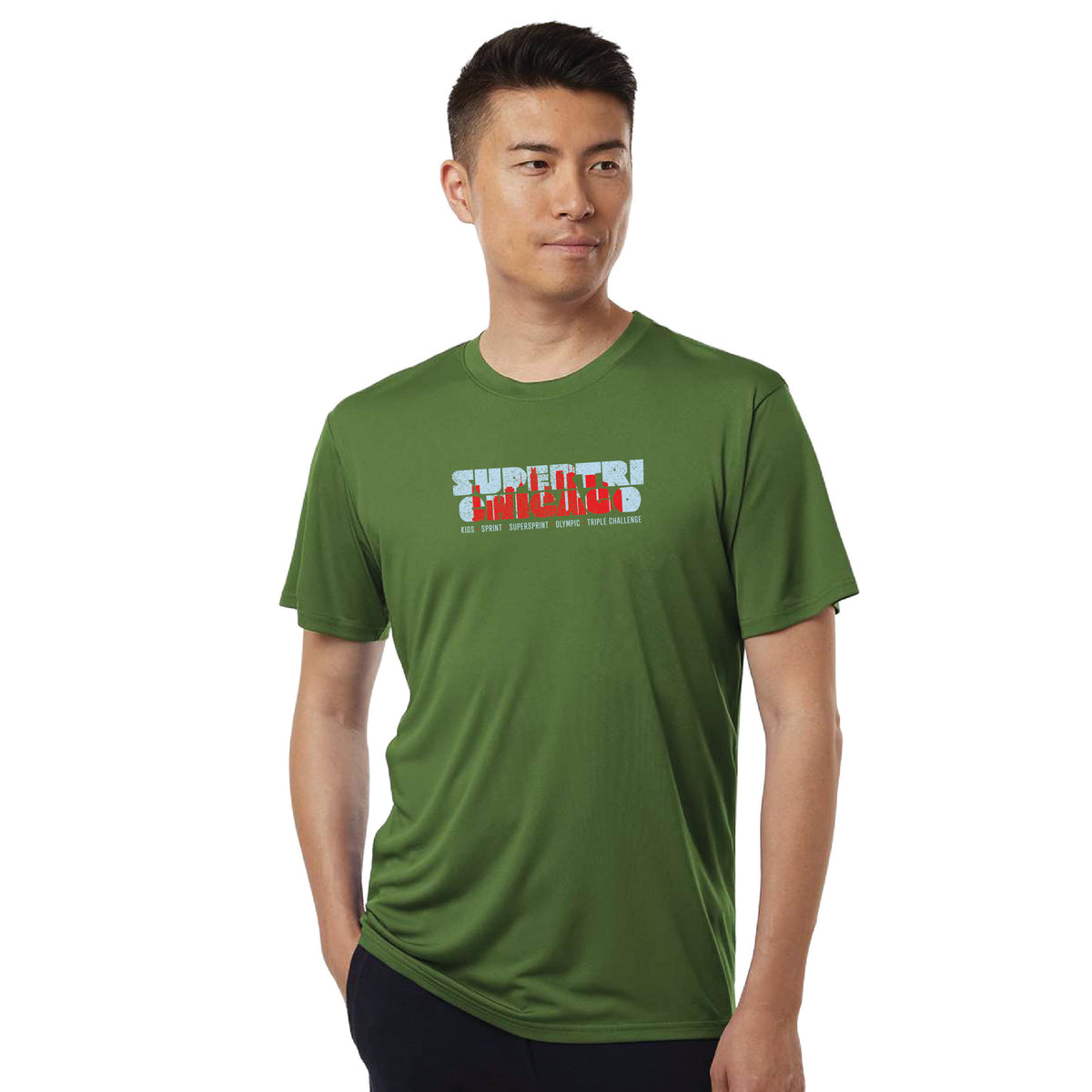 CT Men's Tech Tee -Olive- Course