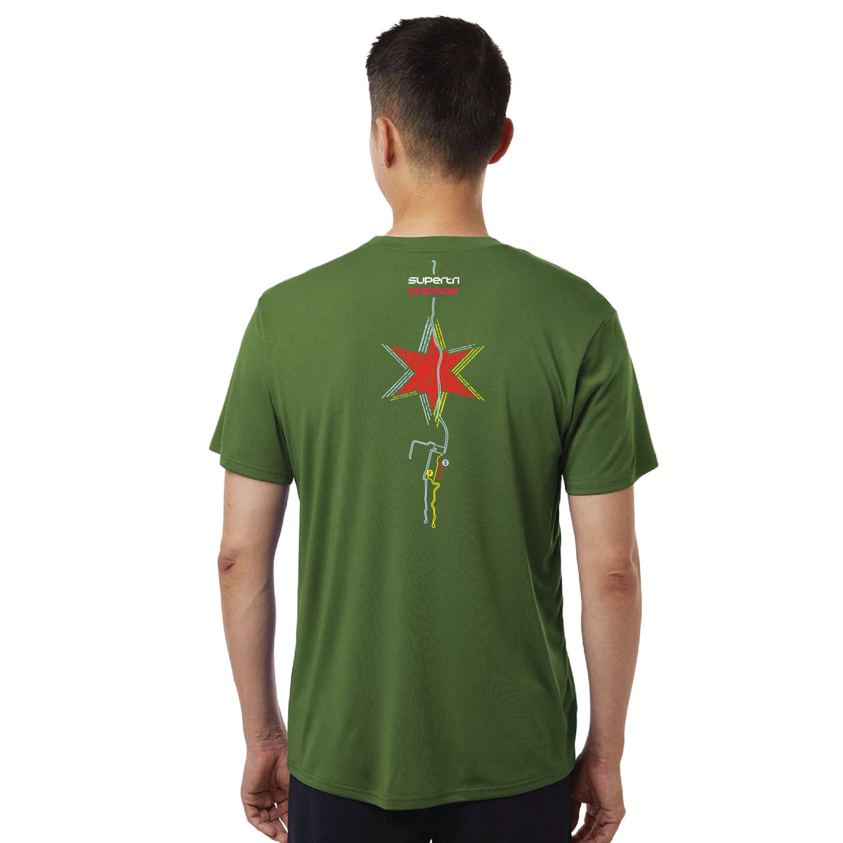 CT Men's Tech Tee -Olive- Course