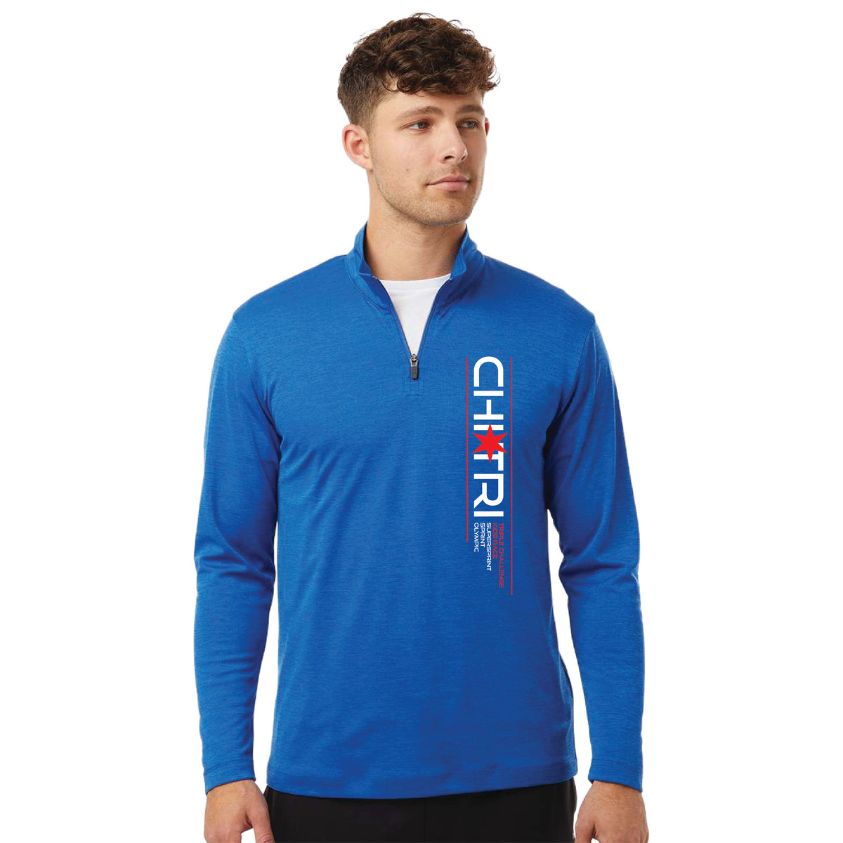 CT Men's Tech 1/4 Zip -Royal Melange- LCP