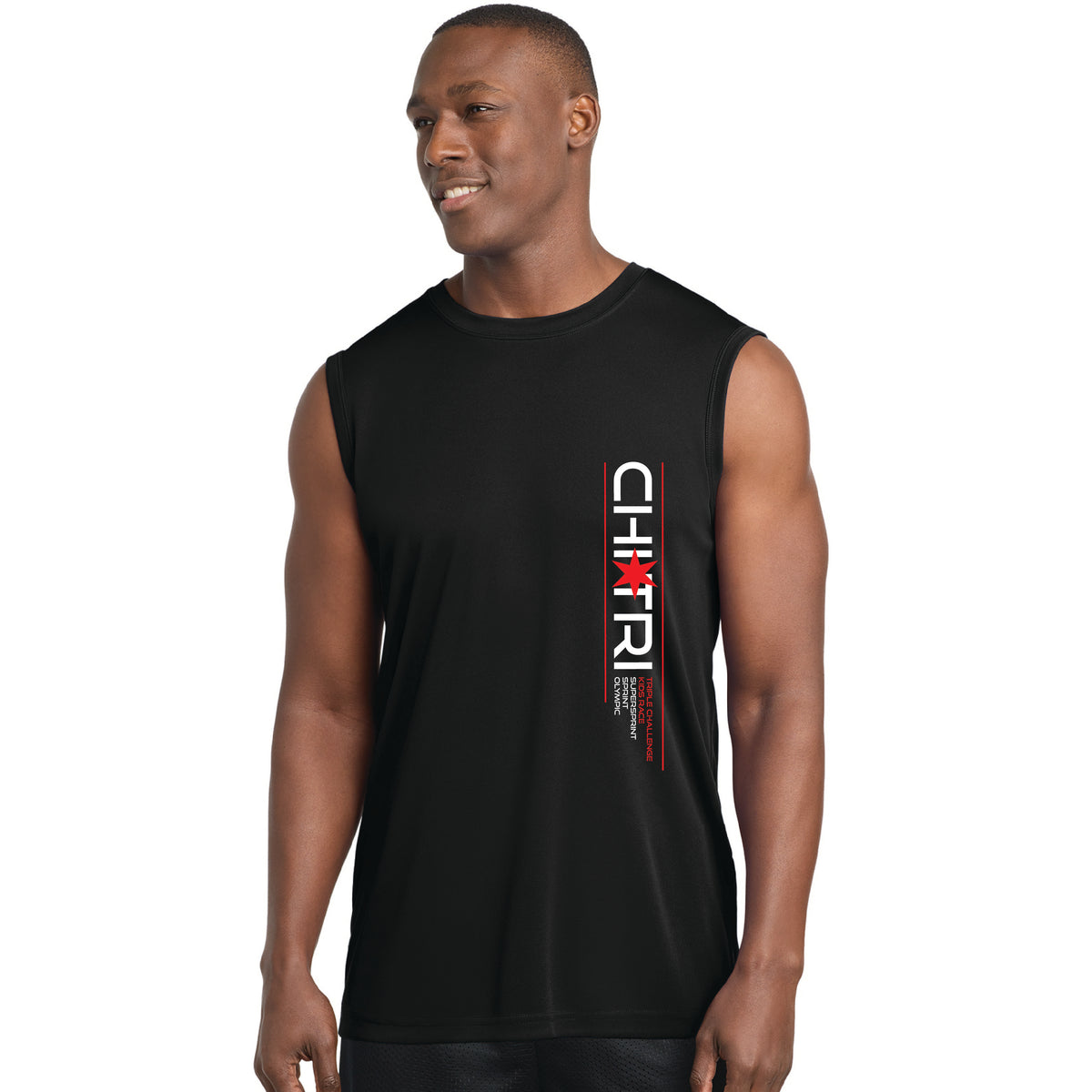 CT Men's Tech Sleeveless Tank -Black- LCP