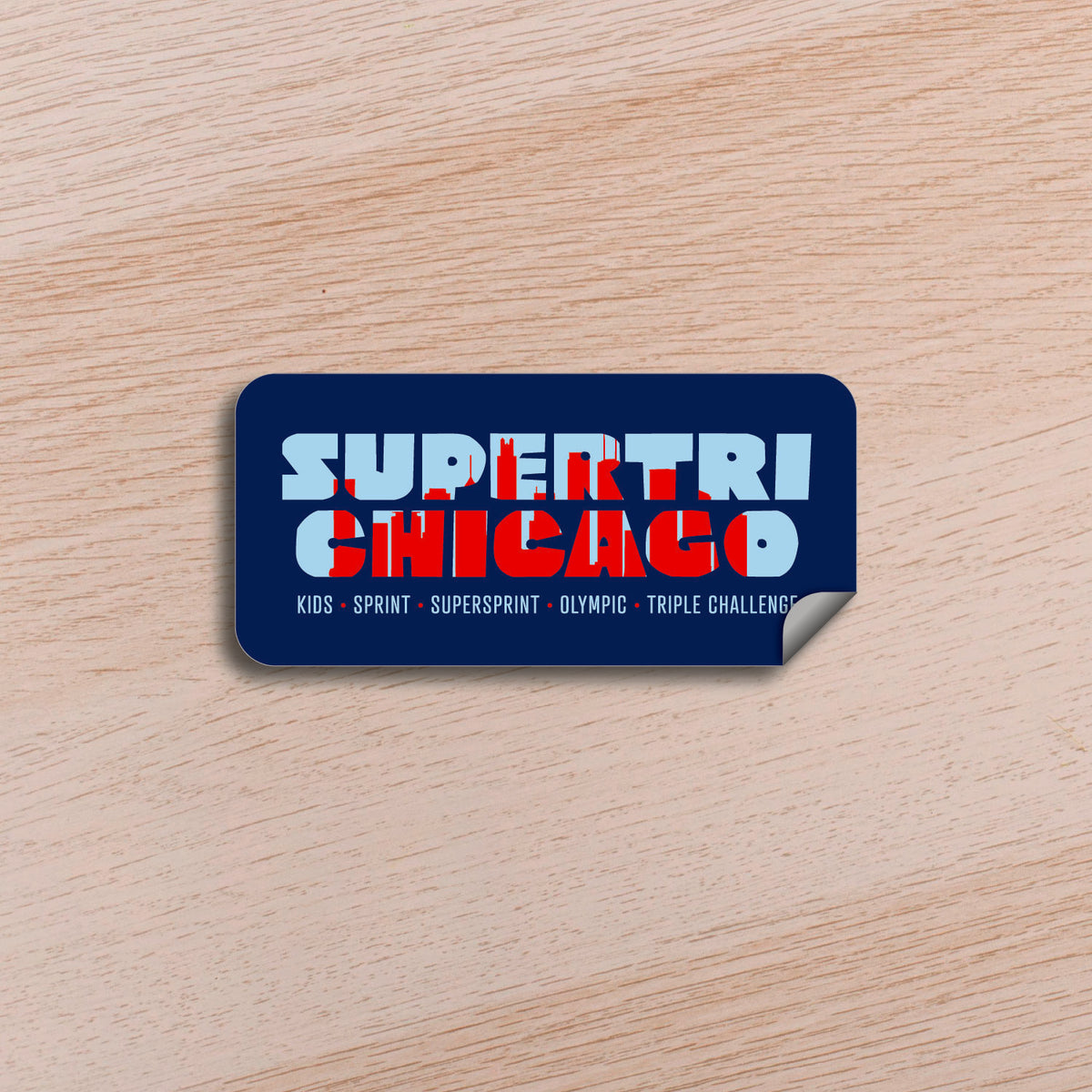 CHI TRI Sticker - Skyline
