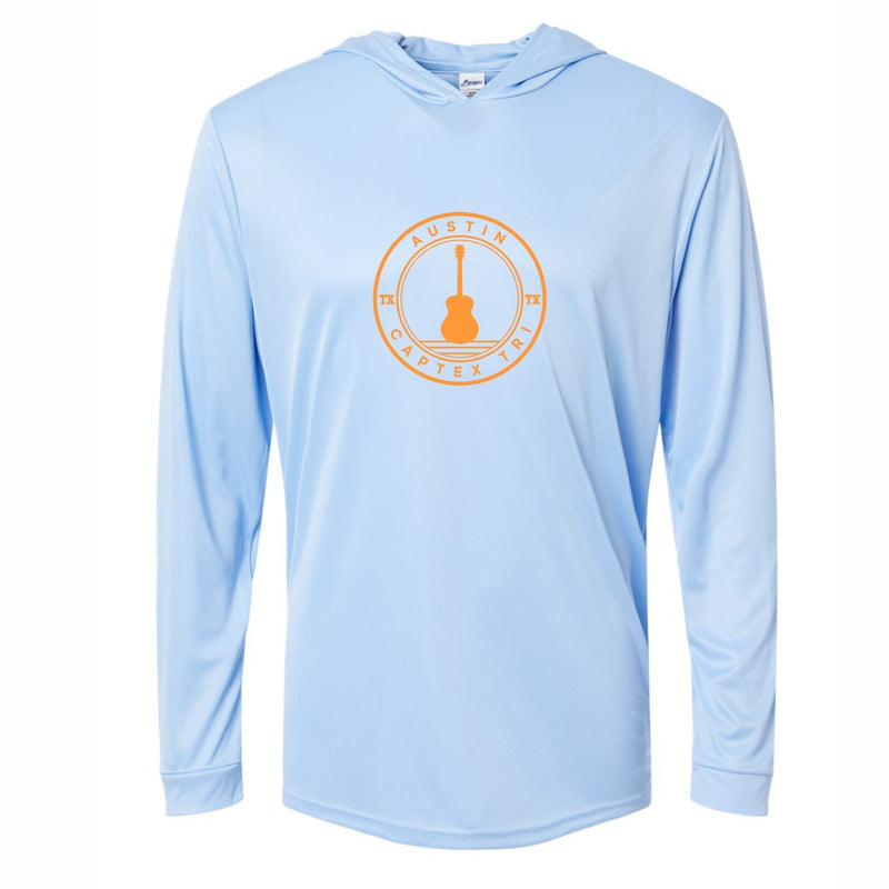 Captex Adult LS Tech Sun Hoody -Blue Mist- 2025 Names