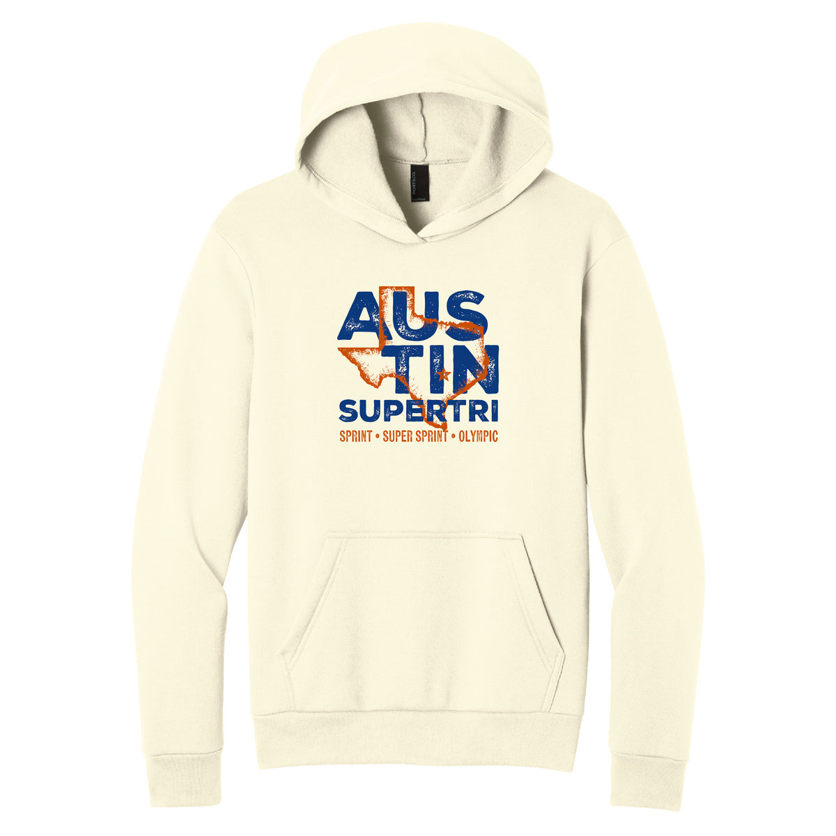 Austin Adult Fleece Hoody -Ivory- State