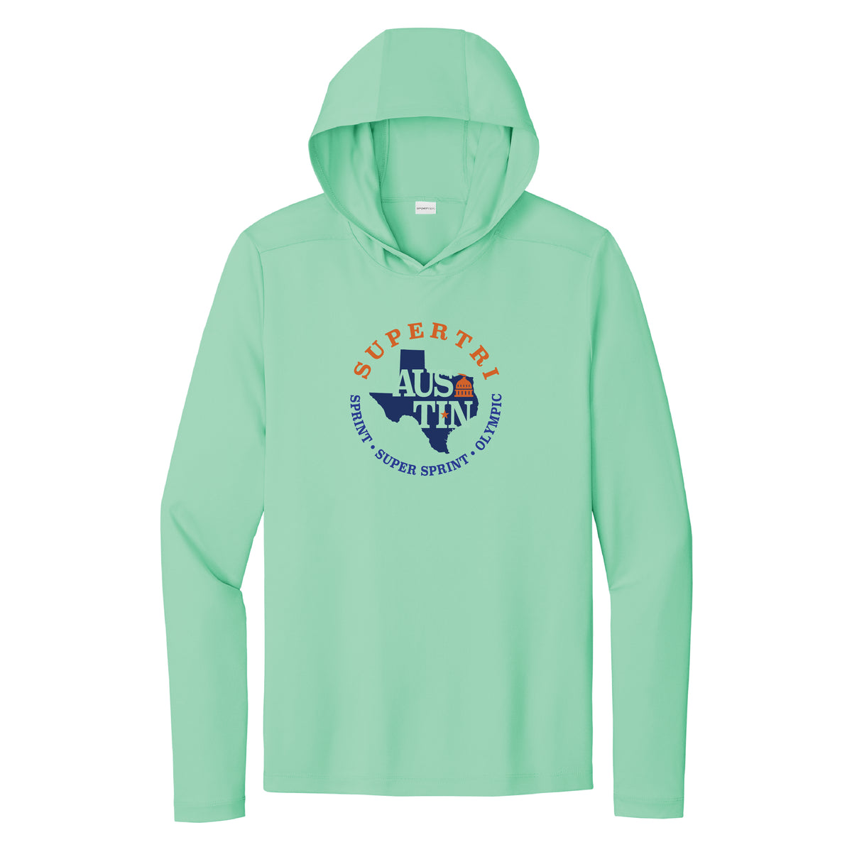 Austin Adult LS Tech Sun Hoody -Seafoam- 2026 Names