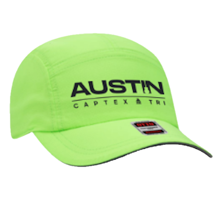 Captex Neon Green Tech Cap - Logo