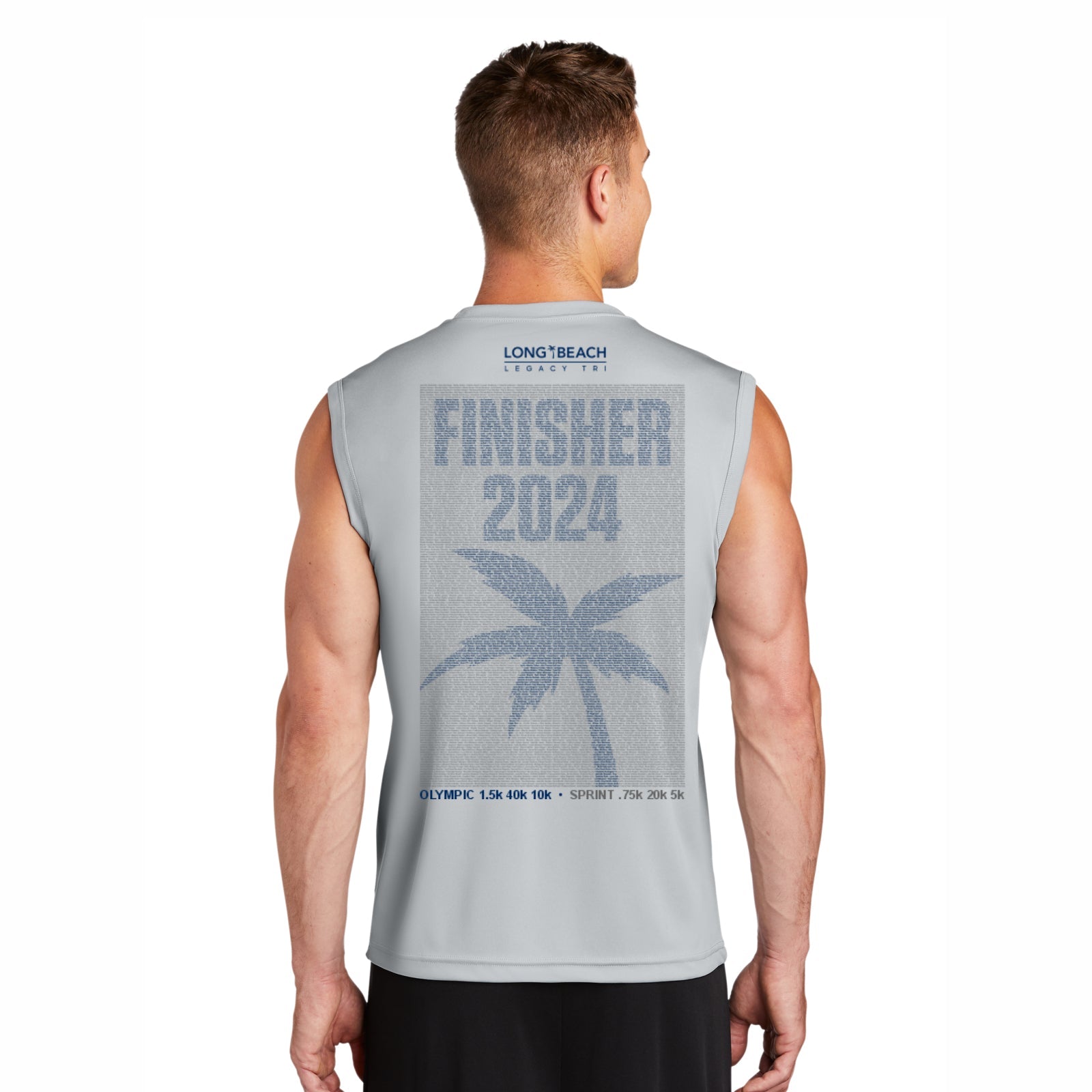 LBLT Men's Muscle Tech Tank -Silver- 2024 Names