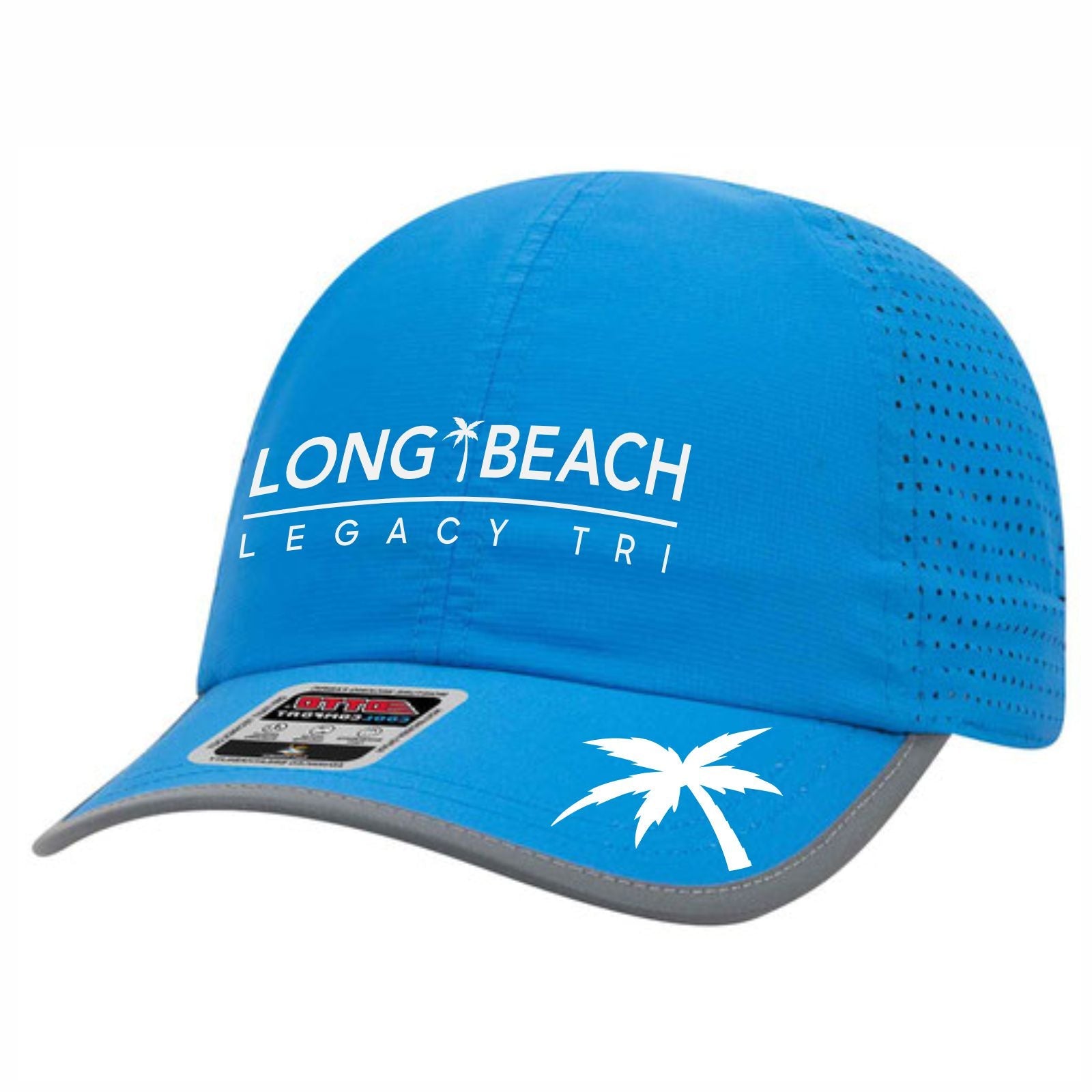 LBLT Cap - Neon Blue Tech Reflective - Palm