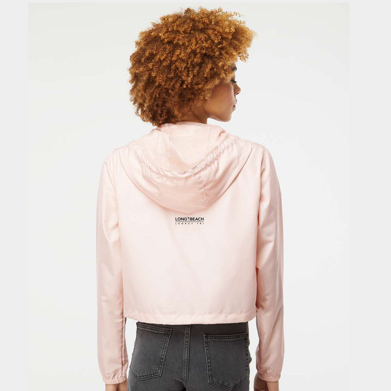 LBLT Women's Crop Hooded Windbreaker -Blush- LCP