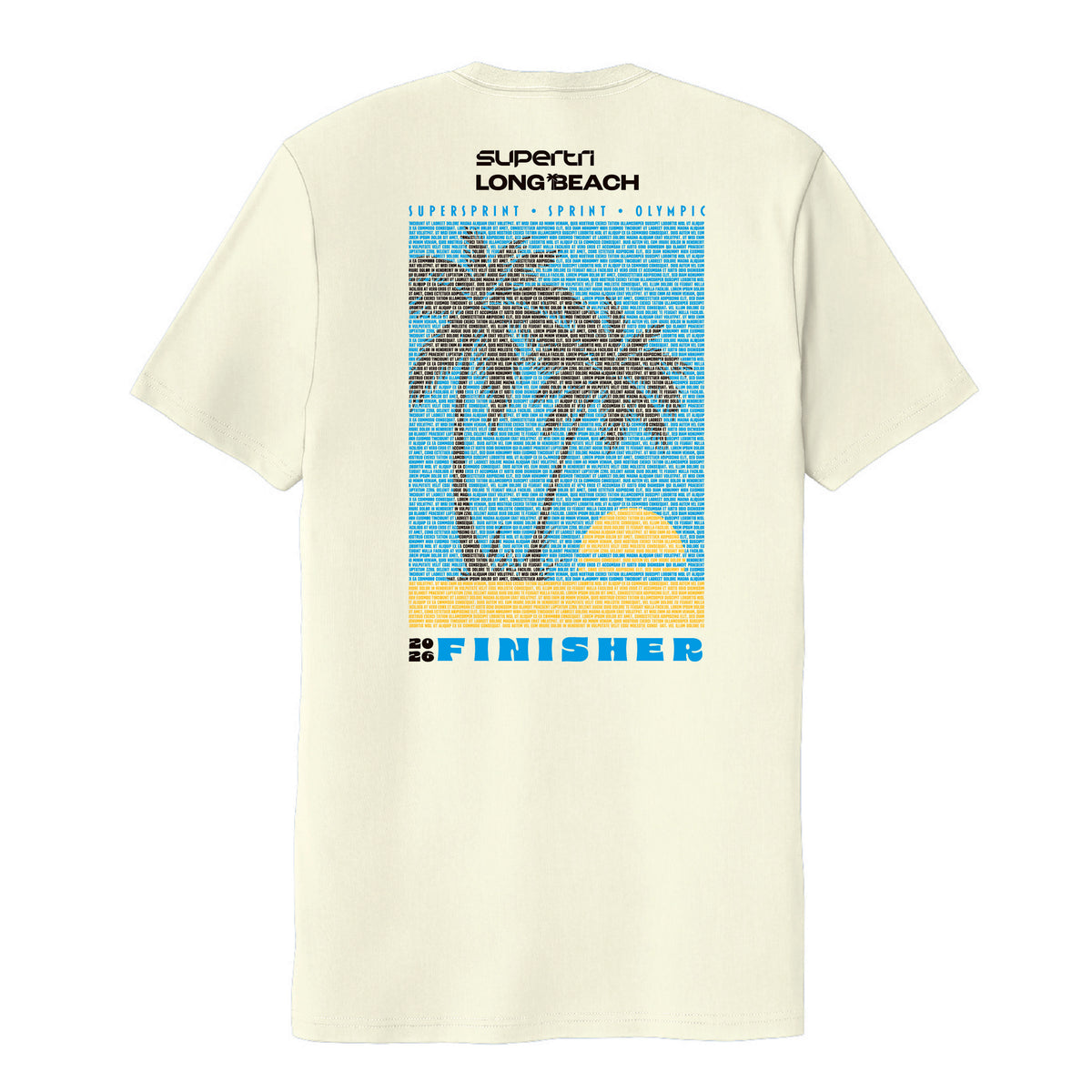 LB Adult Eco Tee -White Sand- 2026 Finisher